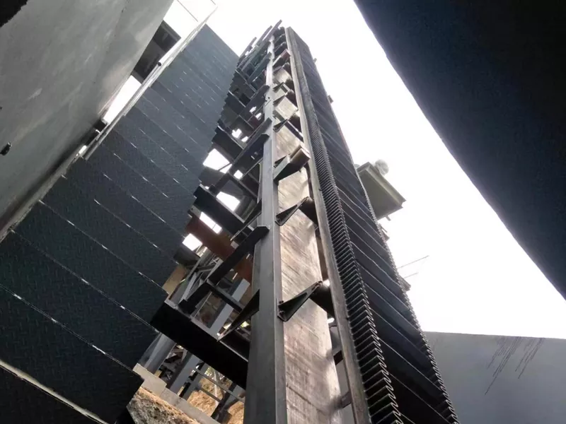 ঢেউতোলা Sidewall বেল্ট পরিবাহক